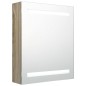 vidaXL Armario de baño con espejo roble 50x14x60 cm vidaXL Armario de baño con espejo roble 50x14x60 cm