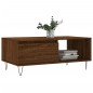 vidaXL Mesa de centro madera contrachapada marrón roble 90x50x36,5 cm vidaXL Mesa de centro madera contrachapada marrón roble 90x50x36,5 cm