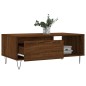 vidaXL Mesa de centro madera contrachapada marrón roble 90x50x36,5 cm vidaXL Mesa de centro madera contrachapada marrón roble 90x50x36,5 cm