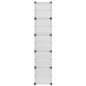 vidaXL Zapatero PP transparente 44x31,5x153,5 cm vidaXL Zapatero PP transparente 44x31,5x153,5 cm