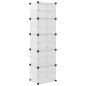vidaXL Zapatero PP transparente 44x31,5x153,5 cm vidaXL Zapatero PP transparente 44x31,5x153,5 cm