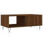 vidaXL Mesa de centro madera contrachapada marrón roble 90x50x36,5 cm vidaXL Mesa de centro madera contrachapada marrón roble 90x50x36,5 cm
