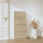 vidaXL Mueble zapatero madera contrachapada color roble 59x17x150 cm vidaXL Mueble zapatero madera contrachapada color roble 59x17x150 cm