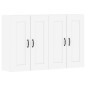 vidaXL Armarios de pared 2 uds madera de ingeniería blanco vidaXL Armarios de pared 2 uds madera de ingeniería blanco