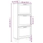 vidaXL Zapatero madera contrachapada marrón ratán natural 52x25x115 cm vidaXL Zapatero madera contrachapada marrón ratán natural 52x25x115 cm