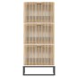 vidaXL Mueble zapatero madera contrachapada blanco 52x25x120 cm vidaXL Mueble zapatero madera contrachapada blanco 52x25x120 cm