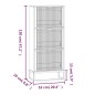 vidaXL Mueble zapatero madera contrachapada blanco 52x25x120 cm vidaXL Mueble zapatero madera contrachapada blanco 52x25x120 cm