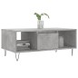 vidaXL Mesa de centro madera contrachapada gris hormigón 90x50x36,5 cm vidaXL Mesa de centro madera contrachapada gris hormigón 90x50x36,5 cm
