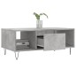 vidaXL Mesa de centro madera contrachapada gris hormigón 90x50x36,5 cm vidaXL Mesa de centro madera contrachapada gris hormigón 90x50x36,5 cm