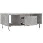vidaXL Mesa de centro madera contrachapada gris hormigón 90x50x36,5 cm vidaXL Mesa de centro madera contrachapada gris hormigón 90x50x36,5 cm