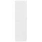 vidaXL Armario de madera contrachapada blanco 80x52x180 cm