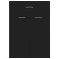 vidaXL Mueble zapatero de madera contrachapada negro 60x35x84 cm vidaXL Mueble zapatero de madera contrachapada negro 60x35x84 cm