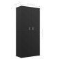 vidaXL Mueble zapatero de madera contrachapada negro 80x39x178 cm vidaXL Mueble zapatero de madera contrachapada negro 80x39x178 cm