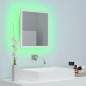 vidaXL Espejo de baño LED acrílico blanco 40x8,5x37 cm vidaXL Espejo de baño LED acrílico blanco 40x8,5x37 cm