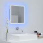 vidaXL Espejo de baño LED acrílico blanco 40x8,5x37 cm vidaXL Espejo de baño LED acrílico blanco 40x8,5x37 cm