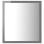vidaXL Espejo de baño madera contrachapada gris brillo 40x8,5x37 cm vidaXL Espejo de baño madera contrachapada gris brillo 40x8,5x37 cm