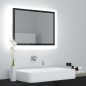 vidaXL Espejo de baño acrílico negro brillo 60x8,5x37 cm vidaXL Espejo de baño acrílico negro brillo 60x8,5x37 cm