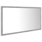 vidaXL Espejo de baño LED acrílico gris hormigón 90x8,5x37 cm vidaXL Espejo de baño LED acrílico gris hormigón 90x8,5x37 cm