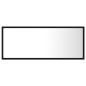 vidaXL Espejo de baño LED acrílico negro 100x8,5x37 cm vidaXL Espejo de baño LED acrílico negro 100x8,5x37 cm