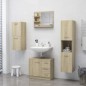 vidaXL Espejo de baño madera contrachapada roble Sonoma 60x10,5x45 cm vidaXL Espejo de baño madera contrachapada roble Sonoma 60x10,5x45 cm