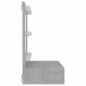 vidaXL Mueble con espejo y LED color gris hormigón 60x31,5x62 cm vidaXL Mueble con espejo y LED color gris hormigón 60x31,5x62 cm