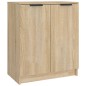 vidaXL Mueble zapatero madera contrachapada roble sonoma 59x35x70 cm vidaXL Mueble zapatero madera contrachapada roble sonoma 59x35x70 cm