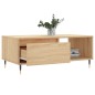 vidaXL Mesa de centro madera contrachapada roble Sonoma 90x50x36,5 cm vidaXL Mesa de centro madera contrachapada roble Sonoma 90x50x36,5 cm