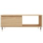 vidaXL Mesa de centro madera contrachapada roble Sonoma 90x50x36,5 cm vidaXL Mesa de centro madera contrachapada roble Sonoma 90x50x36,5 cm