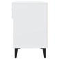 vidaXL Mueble zapatero madera contrachapada blanco 102x35x55 cm