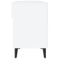 vidaXL Mueble zapatero madera contrachapada blanco brillo 102x35x55 cm vidaXL Mueble zapatero madera contrachapada blanco brillo 102x35x55 cm