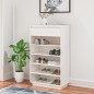 vidaXL Armario zapatero de madera maciza de pino 60x34x105 cm vidaXL Armario zapatero de madera maciza de pino 60x34x105 cm