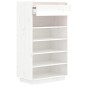 vidaXL Armario zapatero de madera maciza de pino 60x34x105 cm vidaXL Armario zapatero de madera maciza de pino 60x34x105 cm