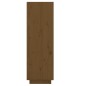 vidaXL Mueble zapatero de madera maciza pino marrón miel 30x34x105 cm vidaXL Mueble zapatero de madera maciza pino marrón miel 30x34x105 cm