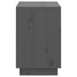vidaXL Mueble zapatero de madera maciza de pino gris 110x34x52 cm vidaXL Mueble zapatero de madera maciza de pino gris 110x34x52 cm