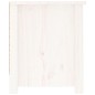 vidaXL Armario zapatero de madera maciza de pino blanco 110x38x45,5 cm vidaXL Armario zapatero de madera maciza de pino blanco 110x38x45,5 cm