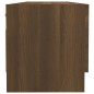 vidaXL Armario madera contrachapada roble marrón 100x32,5x35 cm vidaXL Armario madera contrachapada roble marrón 100x32,5x35 cm