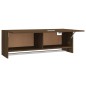 vidaXL Armario madera contrachapada roble marrón 100x32,5x35 cm vidaXL Armario madera contrachapada roble marrón 100x32,5x35 cm