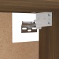 vidaXL Armario madera contrachapada roble marrón 100x32,5x35 cm vidaXL Armario madera contrachapada roble marrón 100x32,5x35 cm