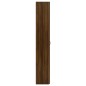 vidaXL Armario de oficina contrachapado roble marrón 60x32x190 cm vidaXL Armario de oficina contrachapado roble marrón 60x32x190 cm