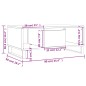 vidaXL Mesa de centro madera contrachapada gris hormigón 90x50x36,5 cm vidaXL Mesa de centro madera contrachapada gris hormigón 90x50x36,5 cm