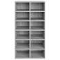vidaXL Mueble zapatero madera contrachapada gris Sonoma 54x34x100,5 cm vidaXL Mueble zapatero madera contrachapada gris Sonoma 54x34x100,5 cm