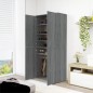 vidaXL Mueble zapatero madera contrachapada gris sonoma 80x39x178 cm vidaXL Mueble zapatero madera contrachapada gris sonoma 80x39x178 cm