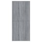vidaXL Mueble zapatero madera contrachapada gris sonoma 80x39x178 cm vidaXL Mueble zapatero madera contrachapada gris sonoma 80x39x178 cm