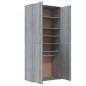 vidaXL Mueble zapatero madera contrachapada gris sonoma 80x39x178 cm vidaXL Mueble zapatero madera contrachapada gris sonoma 80x39x178 cm
