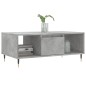 vidaXL Mesa de centro madera contrachapada gris hormigón 90x50x36,5 cm vidaXL Mesa de centro madera contrachapada gris hormigón 90x50x36,5 cm