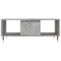 vidaXL Mesa de centro madera contrachapada gris hormigón 90x50x36,5 cm vidaXL Mesa de centro madera contrachapada gris hormigón 90x50x36,5 cm