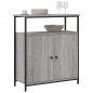 vidaXL Aparador de madera de ingeniería gris Sonoma 70x30x80 cm vidaXL Aparador de madera de ingeniería gris Sonoma 70x30x80 cm