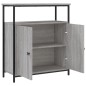 vidaXL Aparador de madera de ingeniería gris Sonoma 70x30x80 cm vidaXL Aparador de madera de ingeniería gris Sonoma 70x30x80 cm