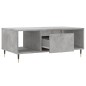 vidaXL Mesa de centro madera contrachapada gris hormigón 90x50x36,5 cm vidaXL Mesa de centro madera contrachapada gris hormigón 90x50x36,5 cm