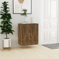 vidaXL Mueble zapatero madera contrachapada roble ahumado 60x35x70 cm vidaXL Mueble zapatero madera contrachapada roble ahumado 60x35x70 cm